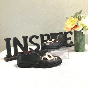 Mixed Media Leather Loafers | Vittorio Ricci